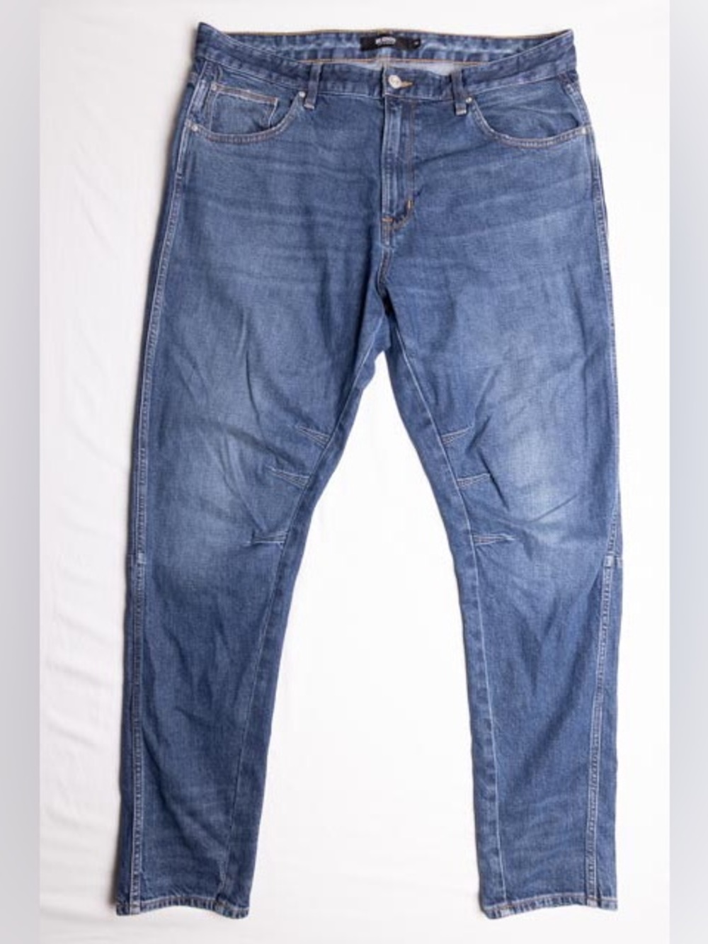 Hudson Bow Legged Baggy Jeans Mens Size 34 Blue Stretch Medium Wash M726DPP CMBE